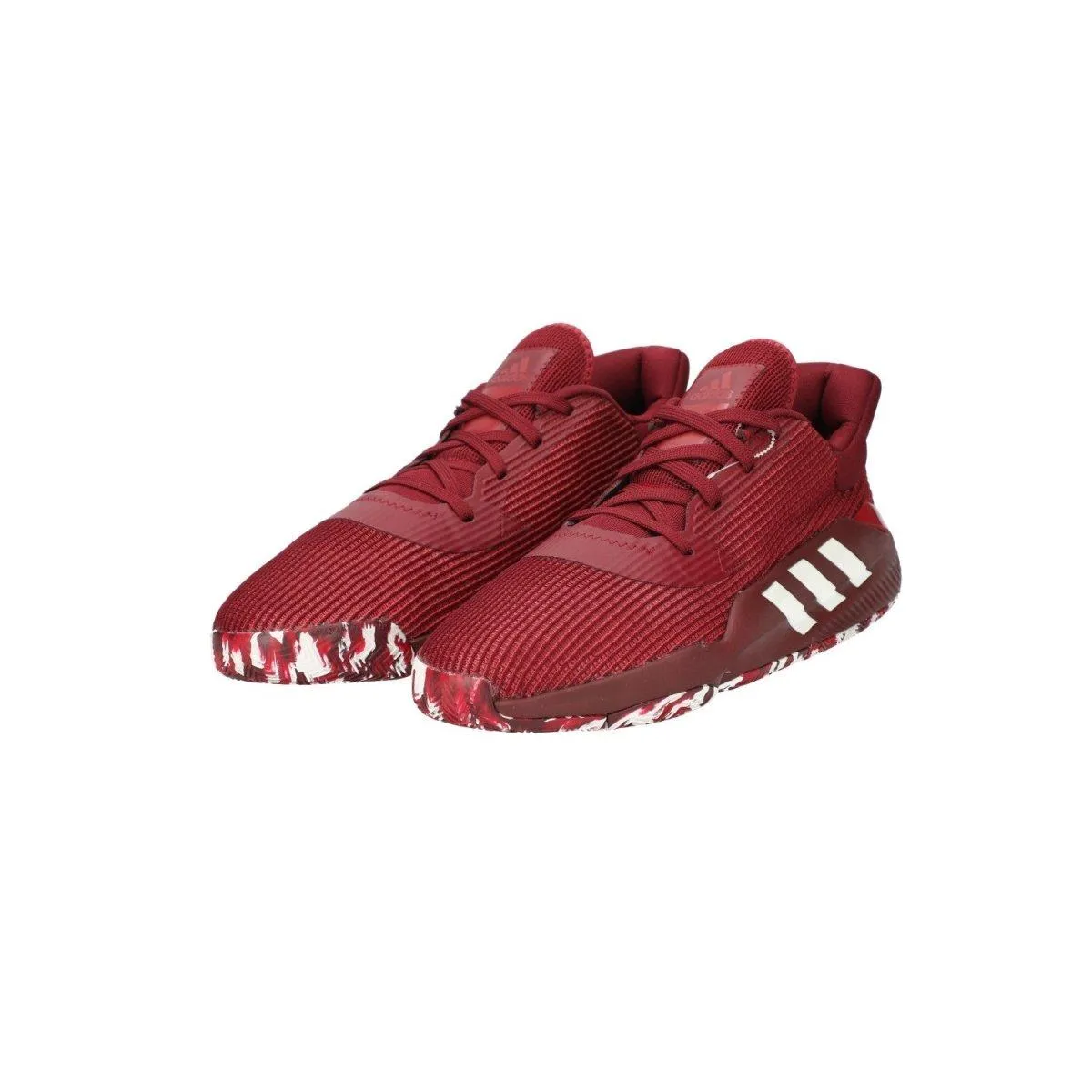 Adidas Sm Pro Bounce 2019 Sport Shoes Fabric Burgundy Colour For Men