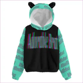 Adorable Brat Kid’s Borg Fleece Hoodie With Ears