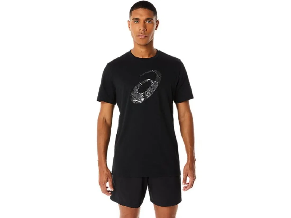 ASICS SEASONAL GRAPHIC MEN'S SS TOP BLACK