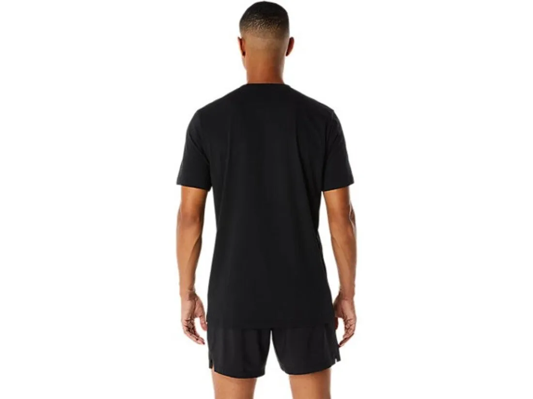 ASICS SEASONAL GRAPHIC MEN'S SS TOP BLACK