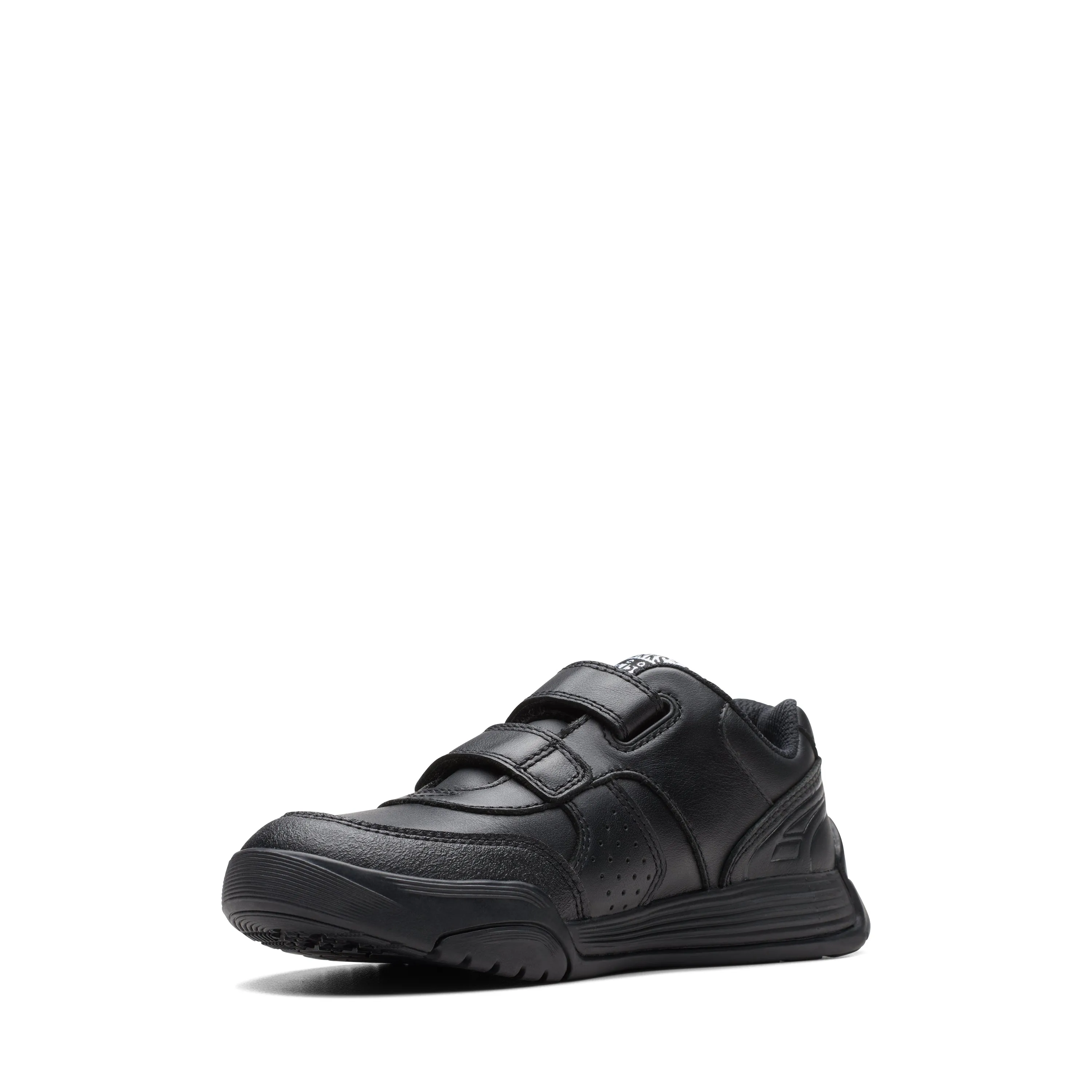 Clarks Cica Star Orb K Boys Black School Shoes