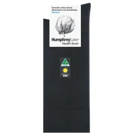 Mercerised Cotton Crew Socks in Charcoal - Aussie Made