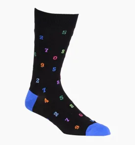 Numbers Men's Bamboo Crew Socks