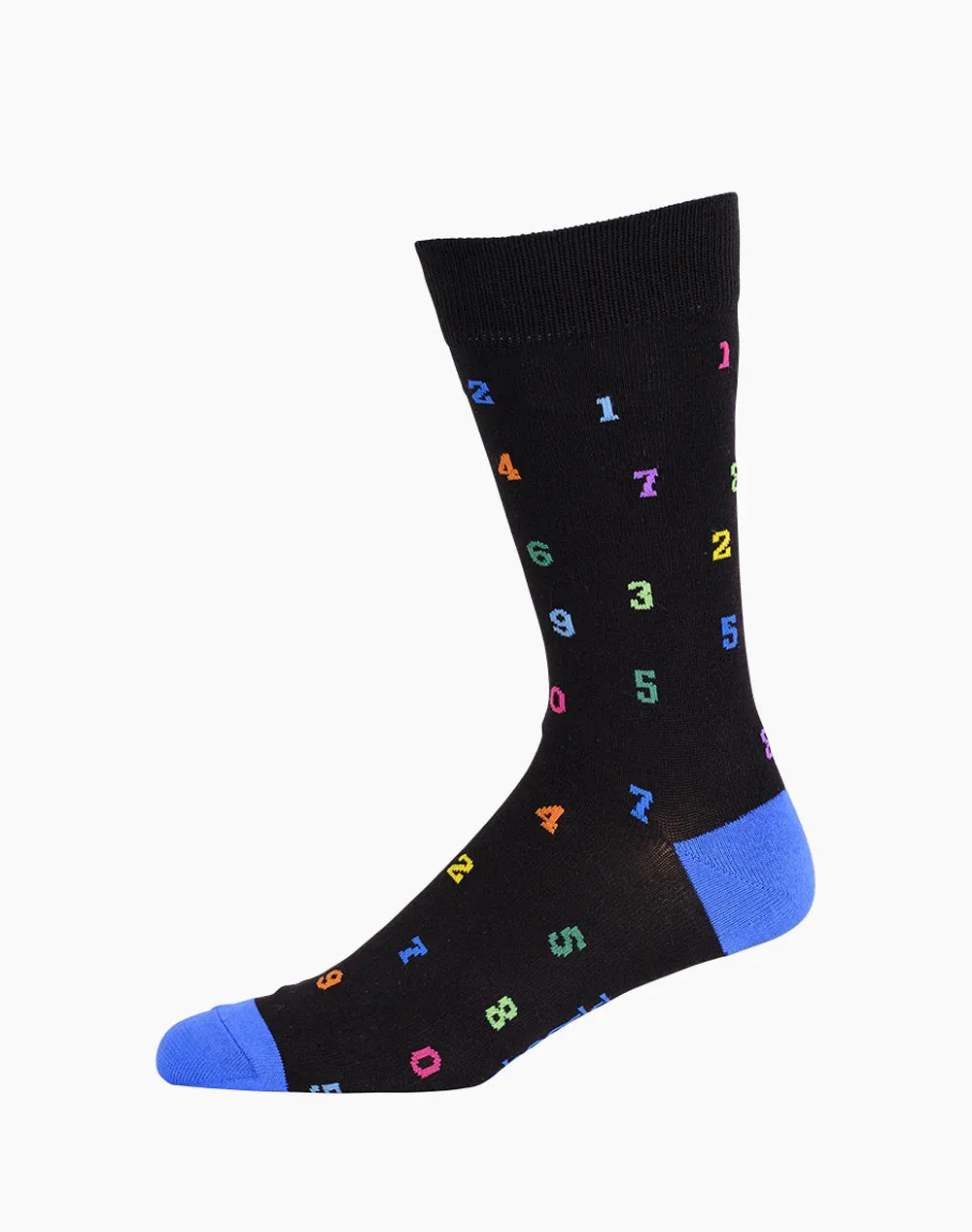 Numbers Men's Bamboo Crew Socks