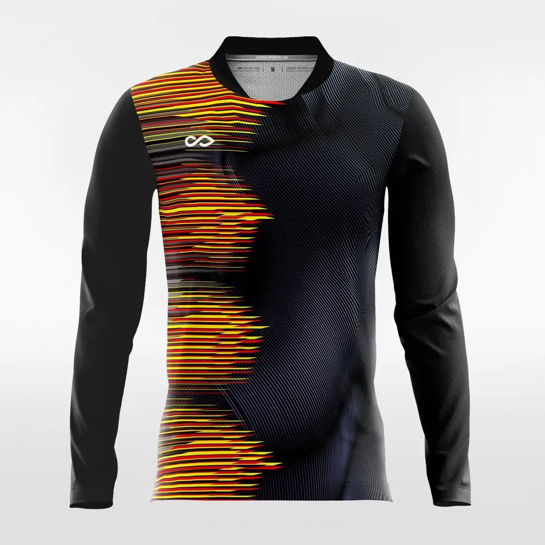 Team Germany - Customized Men's Sublimated Long Sleeve Soccer Jersey