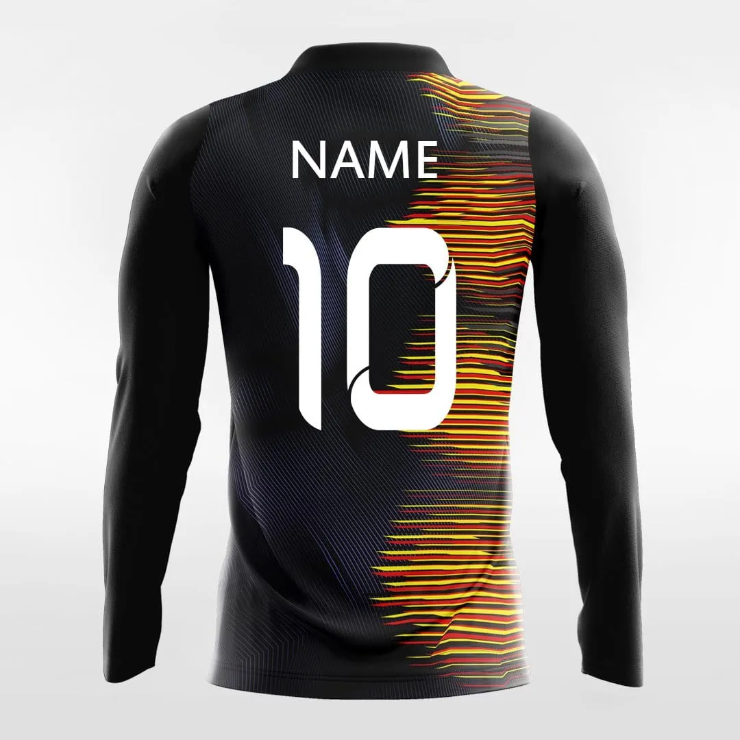 Team Germany - Customized Men's Sublimated Long Sleeve Soccer Jersey