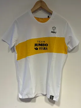 Team Jumbo Visma AGU Short Sleeve T-shirt White Men