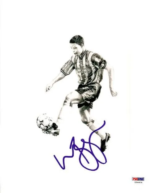 Wayne Bridge Autographed 8x10 Photo Chelsea PSA/DNA #U54404