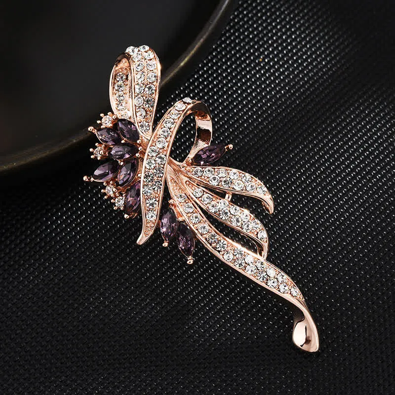 Women's Charming Bauhinia Flower Brooch