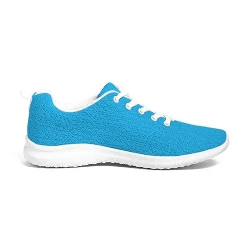 Womens Sneakers - Vibrant Blue Low Top Sports Shoes