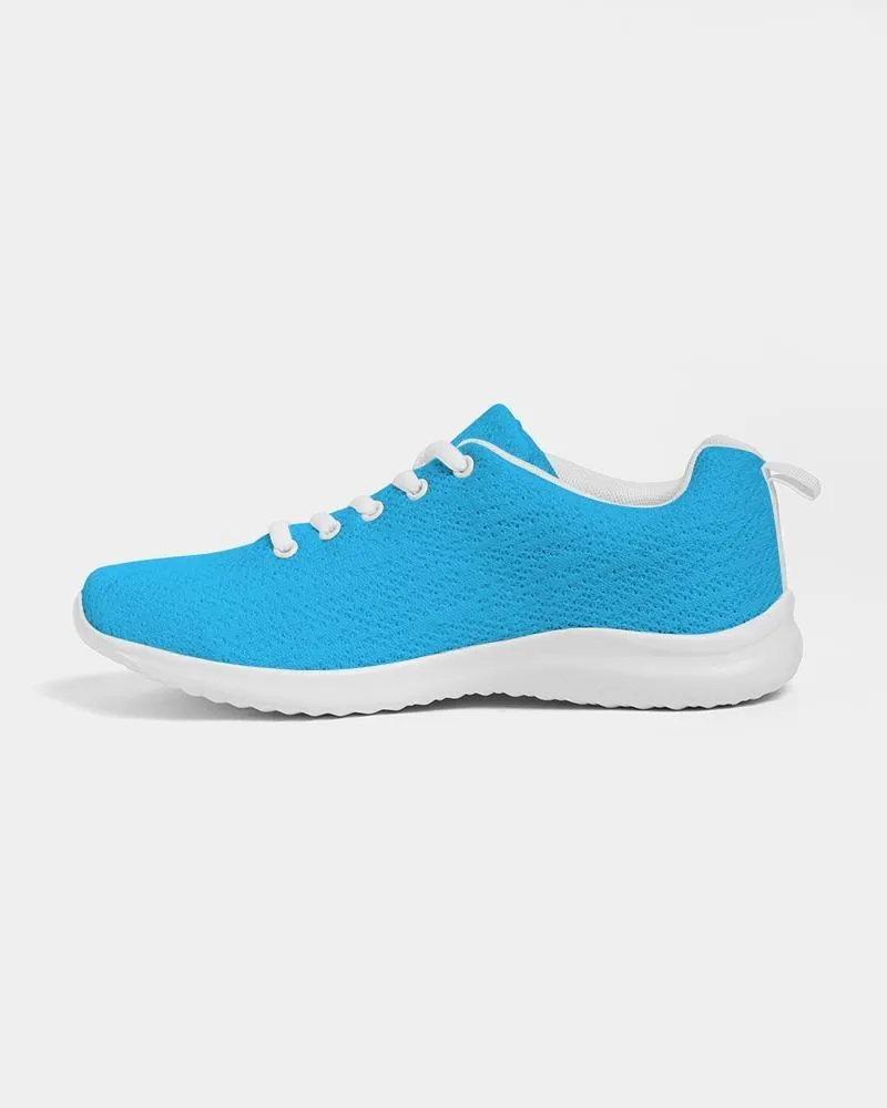 Womens Sneakers - Vibrant Blue Low Top Sports Shoes