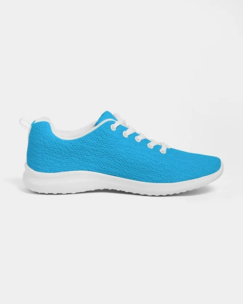 Womens Sneakers - Vibrant Blue Low Top Sports Shoes