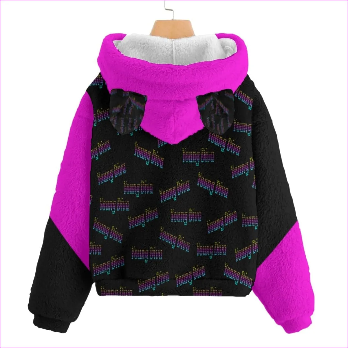 Young Diva Kid’s Borg Fleece Hoodie With Ears